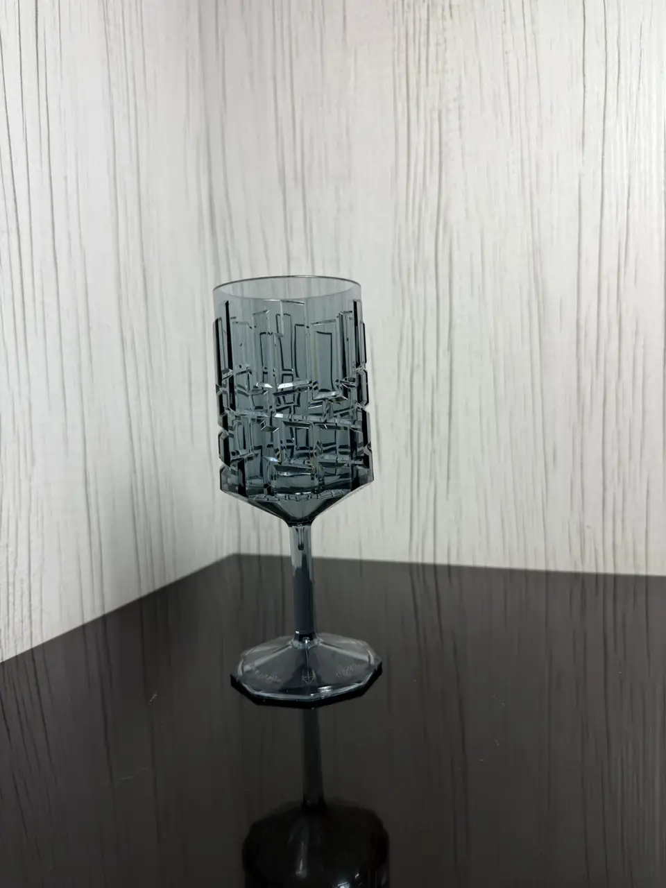 Бокал, поликарбонат, черный  200 мл, арт. KN-GC-S05 bl