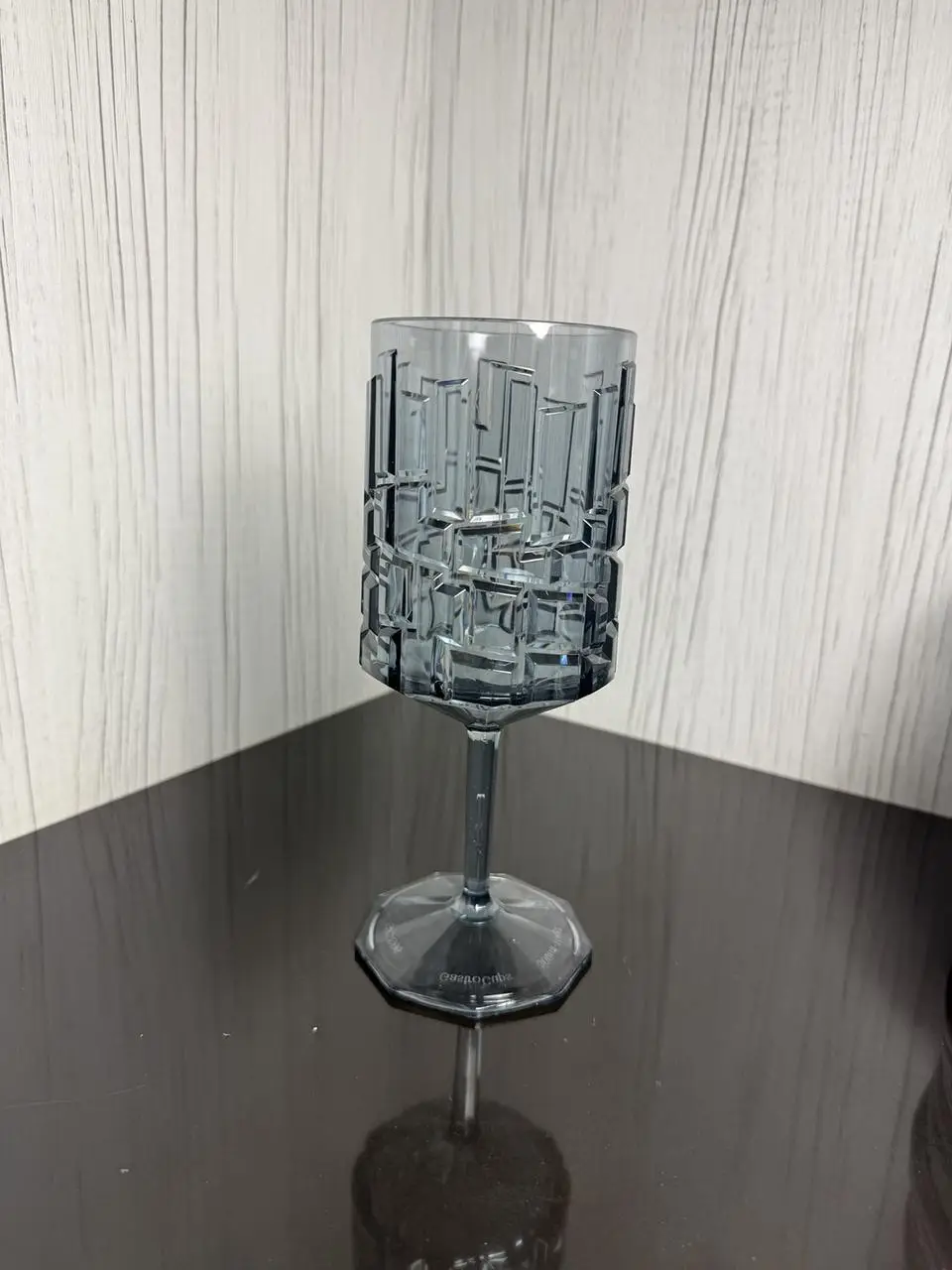 Бокал, поликарбонат, черный 350 мл, арт. KN-GC-S06 bl