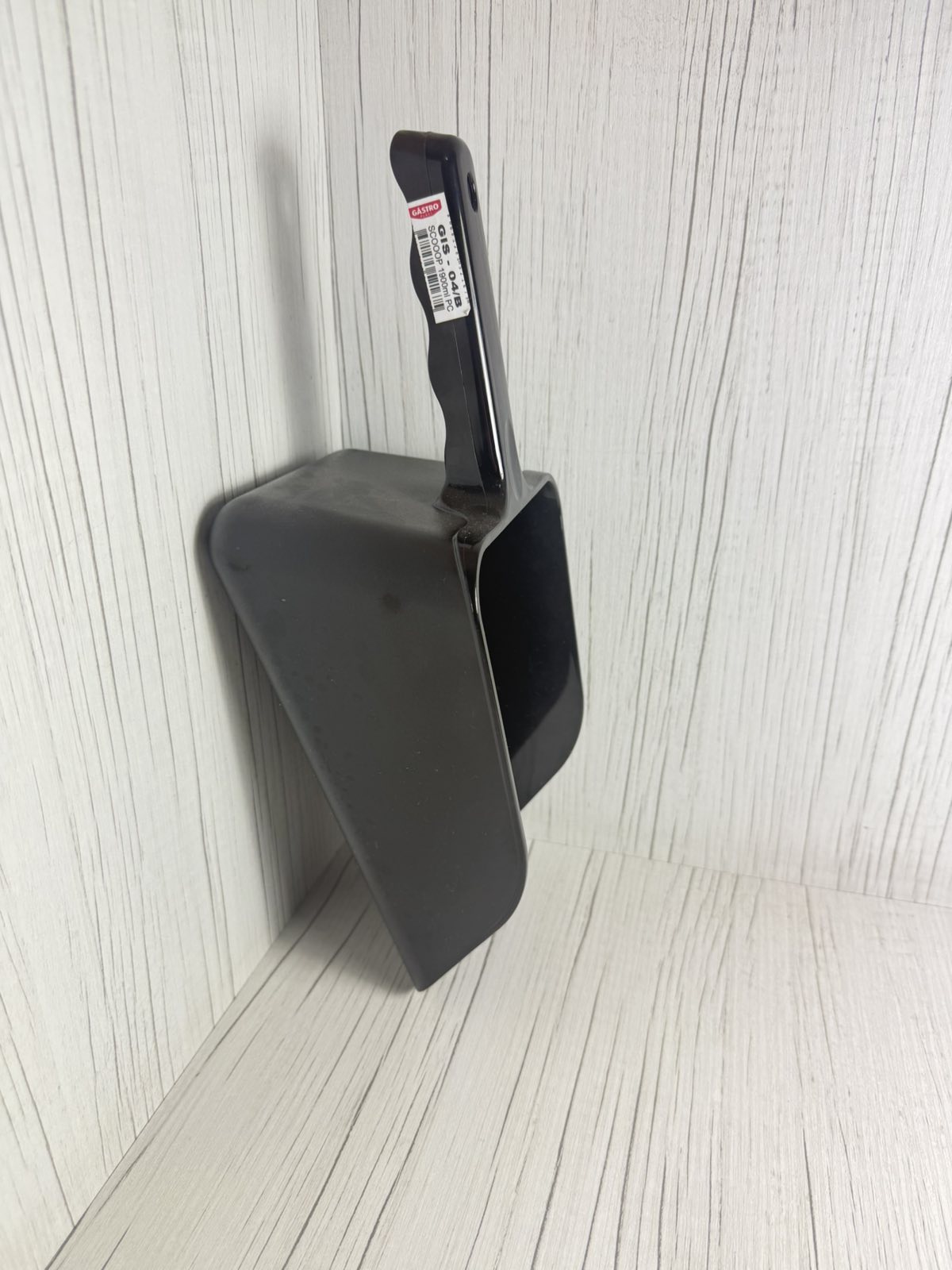 Совок для льоду та сипучих чорний, полікарбонат, 1900 мл, арт. KN-GISB-04