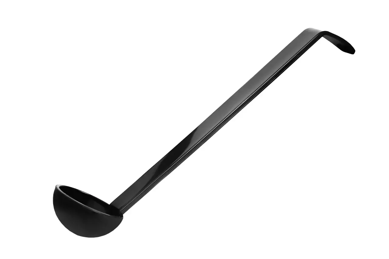 Половник, поликарбонат черный, 270 мм, арт. KN-P-013 Bl