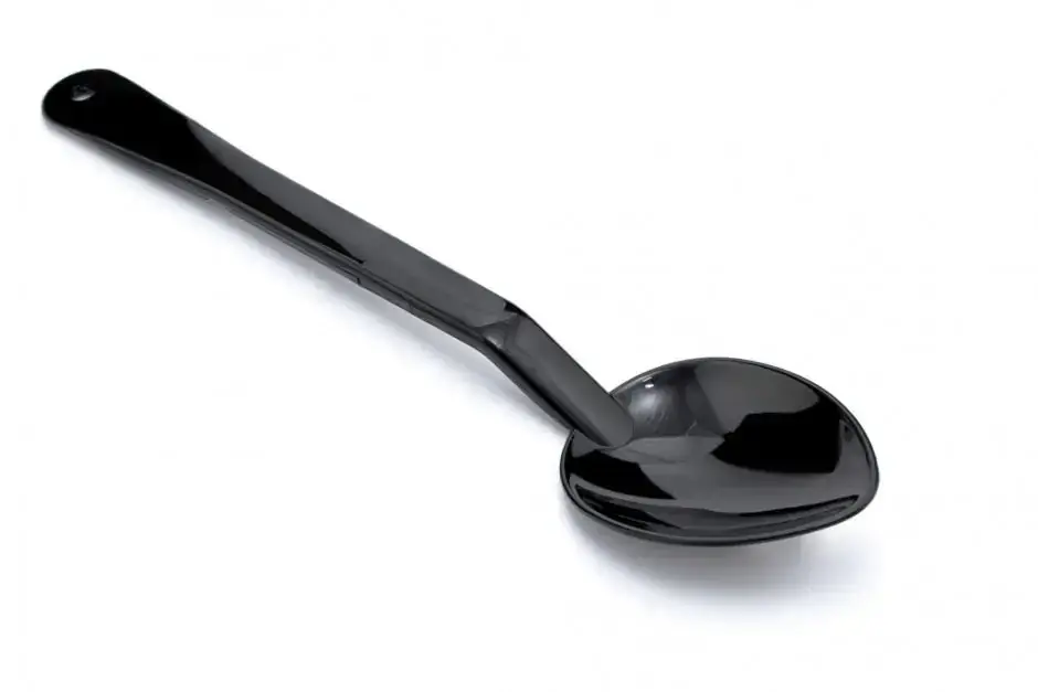 Ложка, поликарбонат черный, 260 мм, арт. KN-P-005 Bl