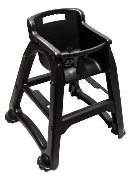 Дитячий стільчик для годування, профі, чорний