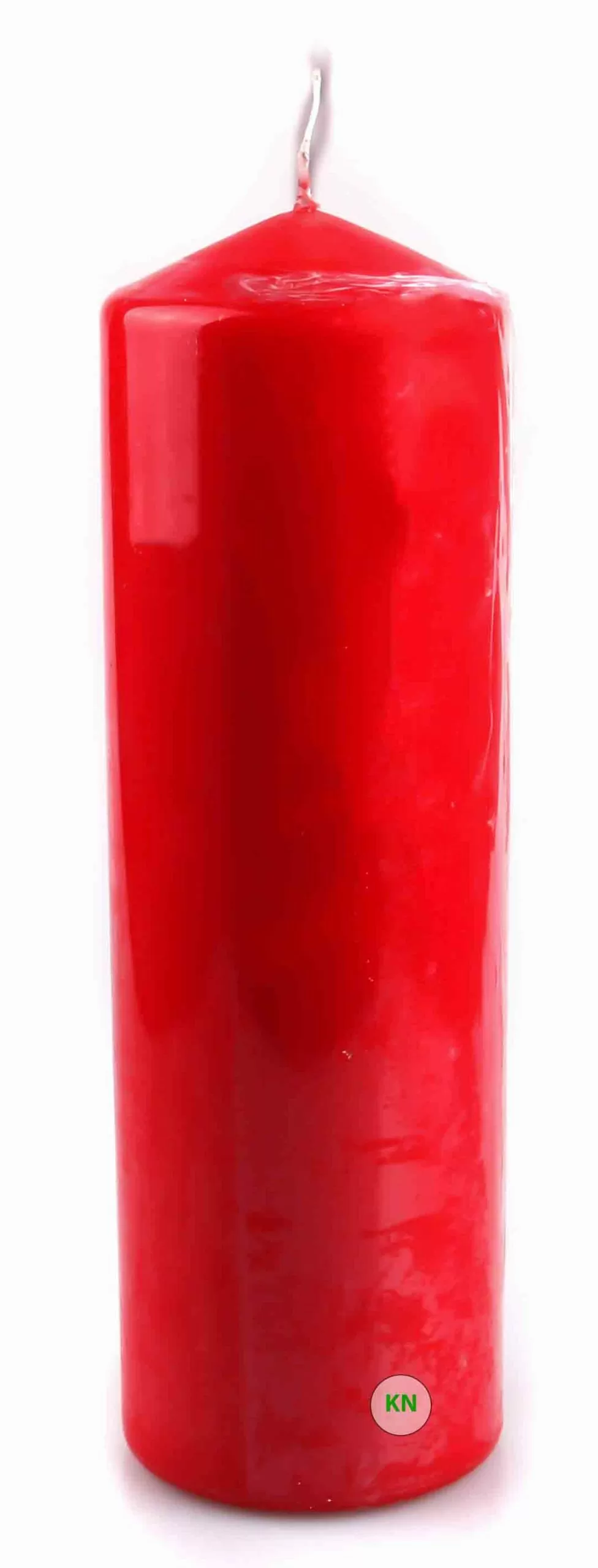Свеча парафиновая красная, 80 х 250 мм