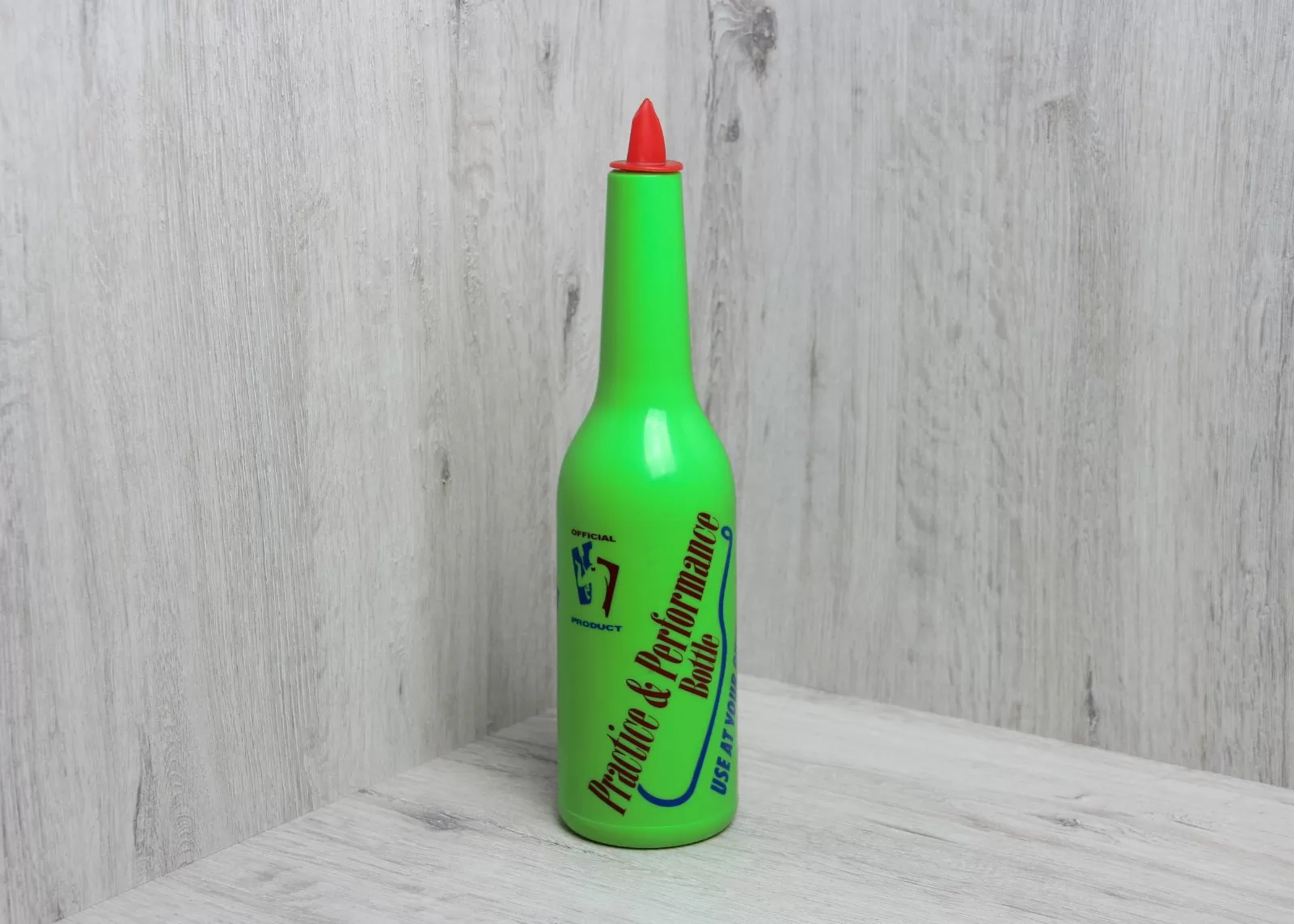 Пляшка для флейринга зелена (с написом), арт. KN-D-8672