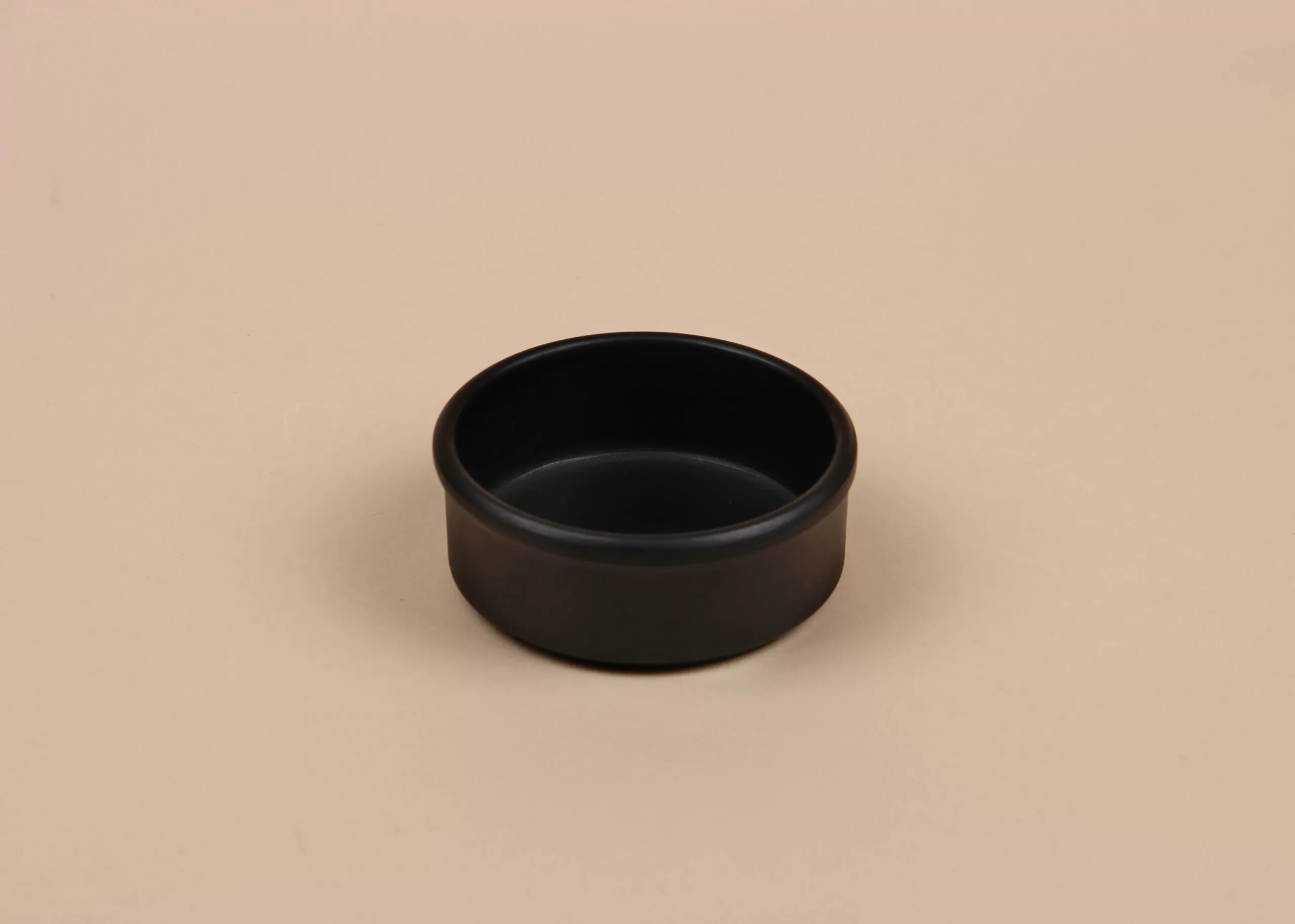 Соусник круглый черный матовый, 80 мл, арт. 607059