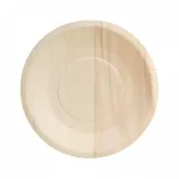 Тарілка кругла з бамбука, Ø 160 мм