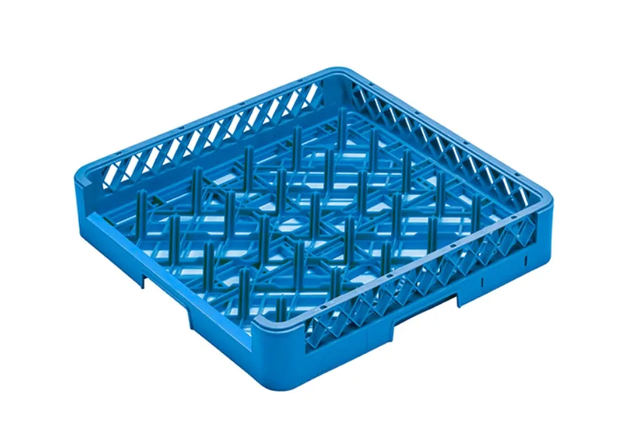 Кошик для посудомийної машини на 25 секцій блакитний, 500х500х100 мм, арт. KN-W-25B PP BLUE
